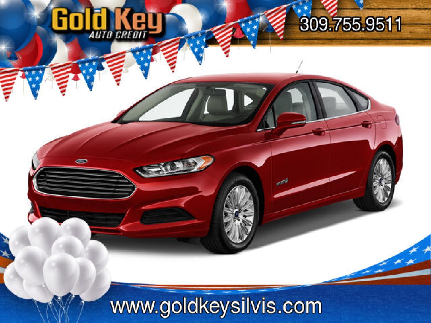 2014 Ruby Red Tinted CC /Charcoal Black Ford Fusion Hybrid Titanium (3FA6P0RUXER) with an 2.0L L4 DOHC 16V HYBRID engine, CVT transmission, located at 104 1st Avenue, Silvis, IL, 61282, (309) 755-9511, 41.515156, -90.425377 - Photo#0