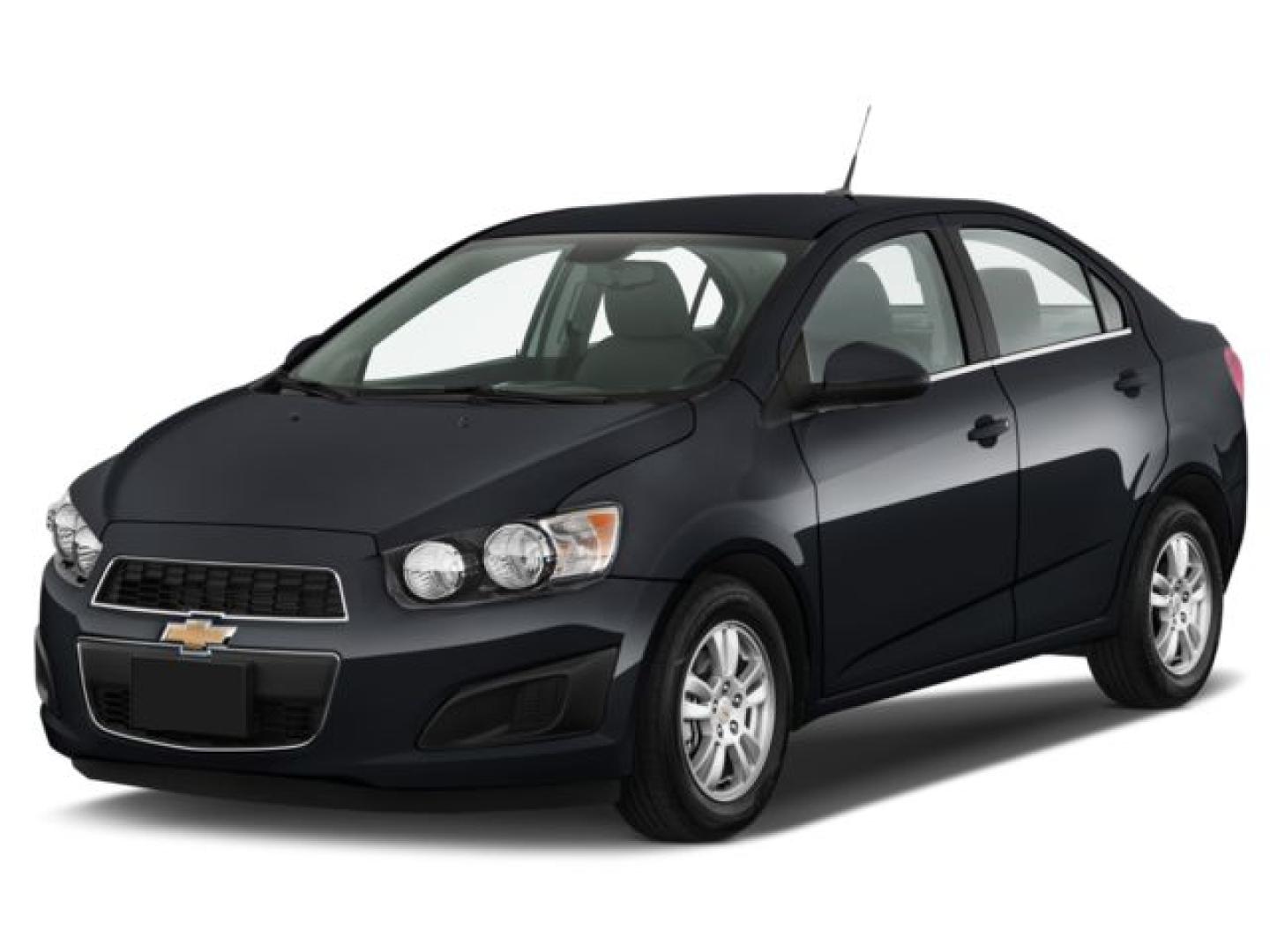 2015 Black Granite Metallic Chevrolet Sonic LT Auto Sedan (1G1JC5SHXF4) with an 1.8L L4 DOHC 24V engine, 6-Speed Automatic transmission, located at 104 1st Avenue, Silvis, IL, 61282, (309) 755-9511, 41.515156, -90.425377 - Photo#0