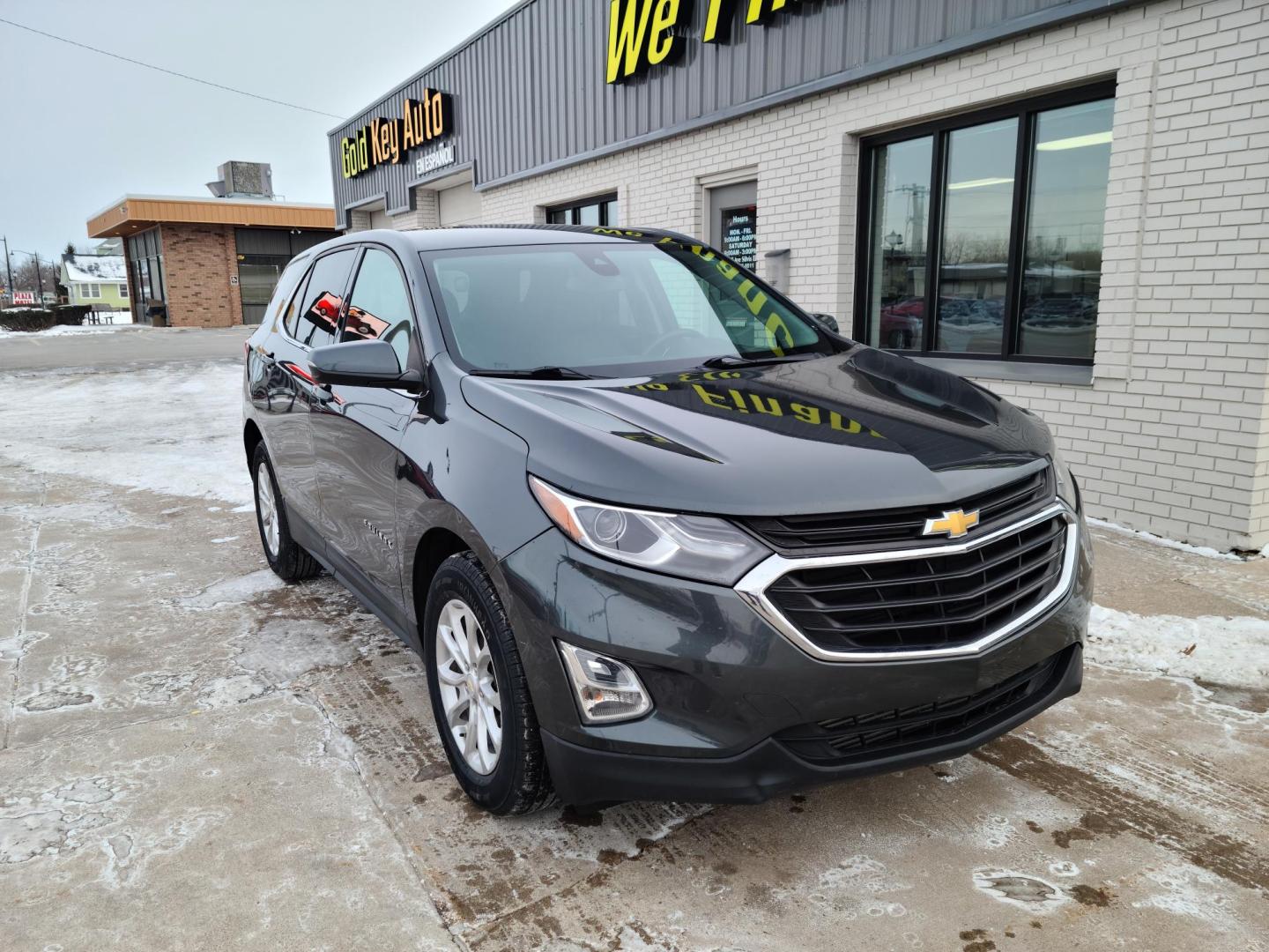 2019 Gray /Gray Chevrolet Equinox LT 2WD (3GNAXJEV3KS) with an 1.5L L4 DIR DOHC 16V TURBO engine, 6A transmission, located at 104 1st Avenue, Silvis, IL, 61282, (309) 755-9511, 41.515156, -90.425377 - Photo#0